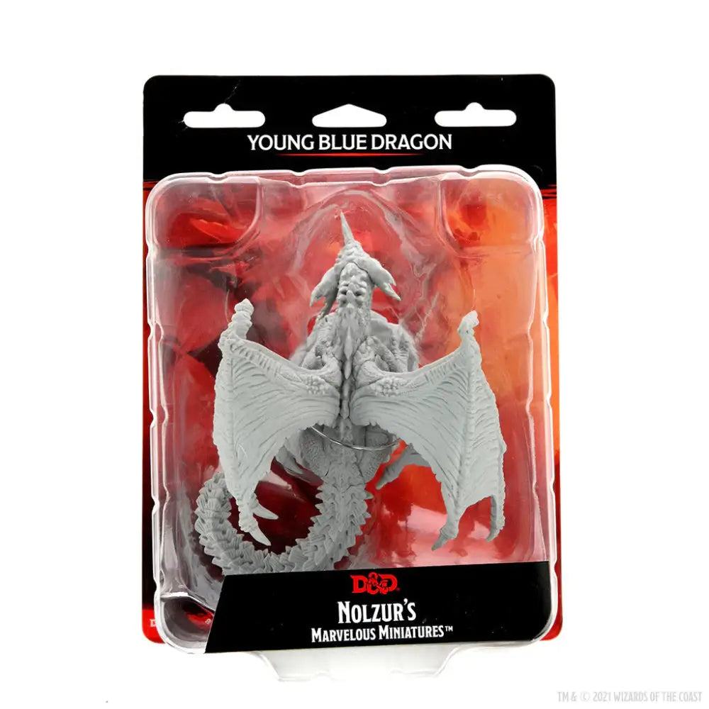 WizKids Unpainted Young Blue Dragon - Roleplaying Games