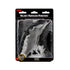 WizKids unpainted young gold dragon miniature in primed plastic packaged in blister pack with dnd branding