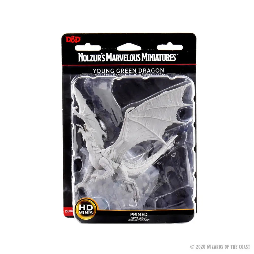 WizKids Unpainted Young Green Dragon - Roleplaying Games