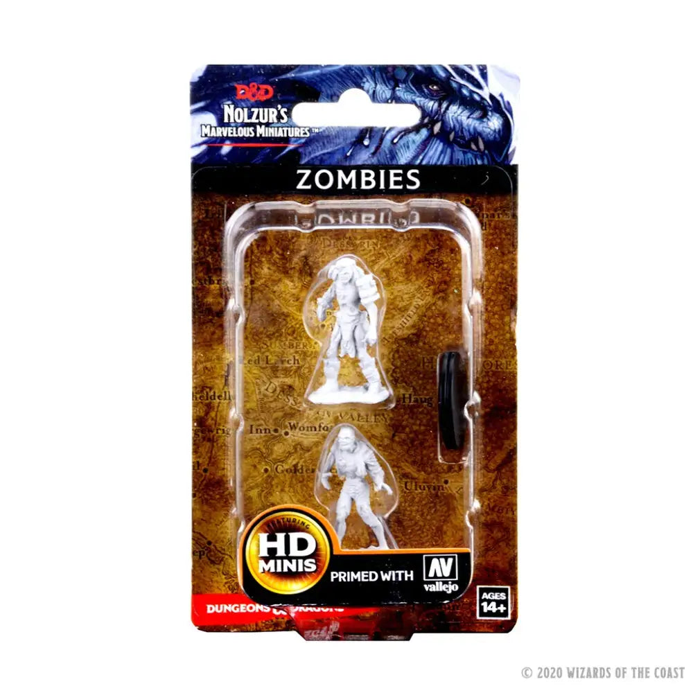 WizKids Unpainted Zombies (2) RPG Miniatures WizKids   