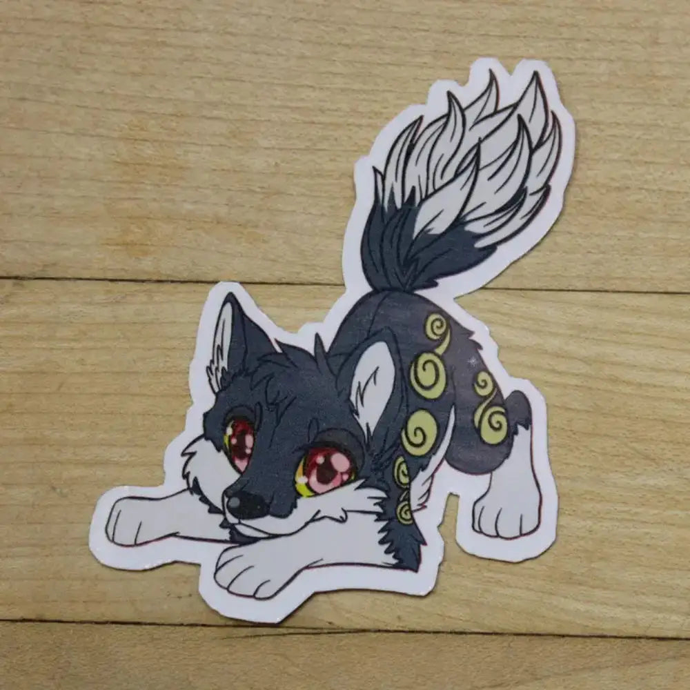Wolf 2/2 Sticker - Toys & Gifts