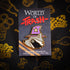 World of trash mammal mayhem hard enamel pin featuring a purple and gold raccoon wizard with a star hat