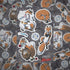 Set of fox-themed cartoon stickers in orange white and brown with black outlines from World of Trash Rock n Roll Sticker Sheet