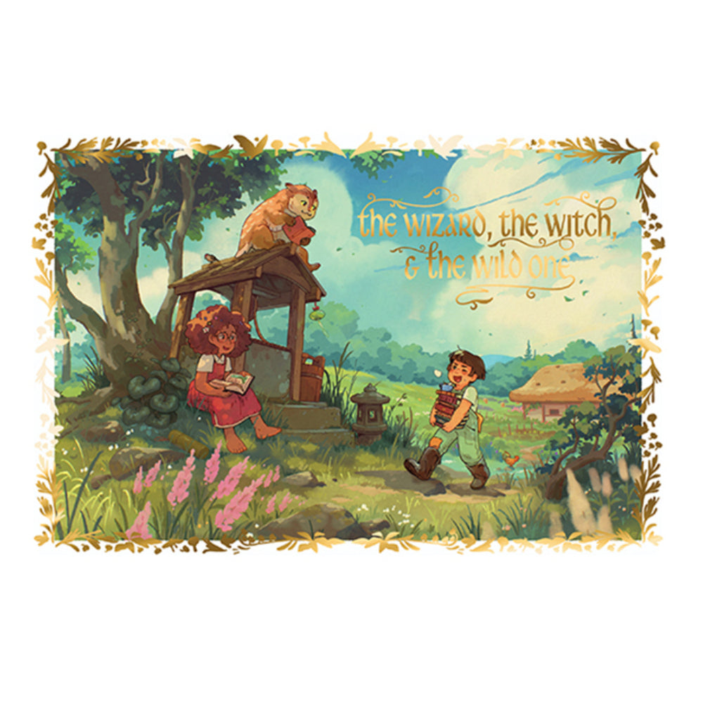 Worlds Beyond Number Foil Title Art Print by Sarah Webb