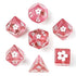 Wyrmforged Rollers Sakura Blossom Polyhedral (D&D) Dice Set (7) - Dice & Dice Supplies