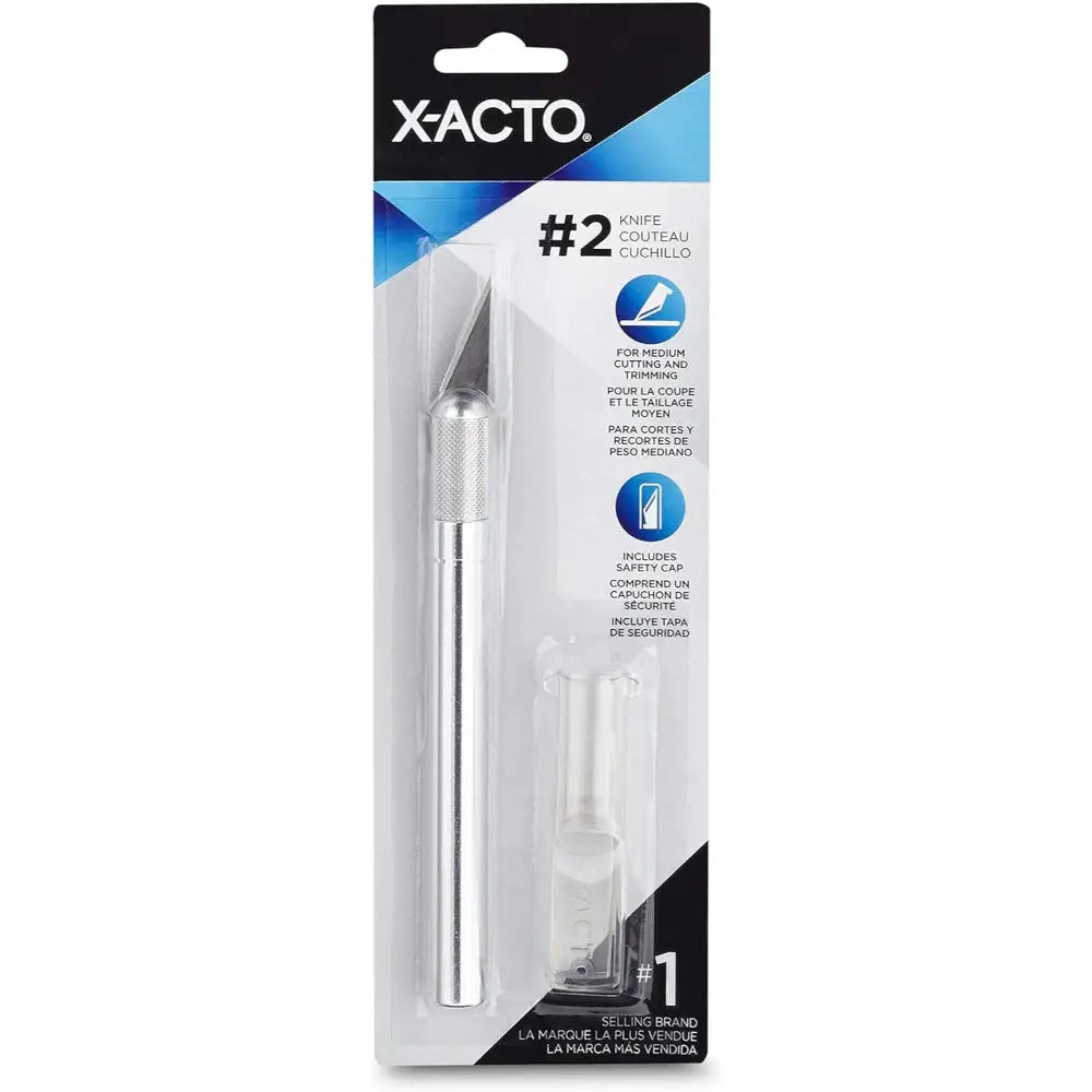 X-ACTO No. 2 Medium Weight Precision Knife with Safety Cap - Paint & Tools