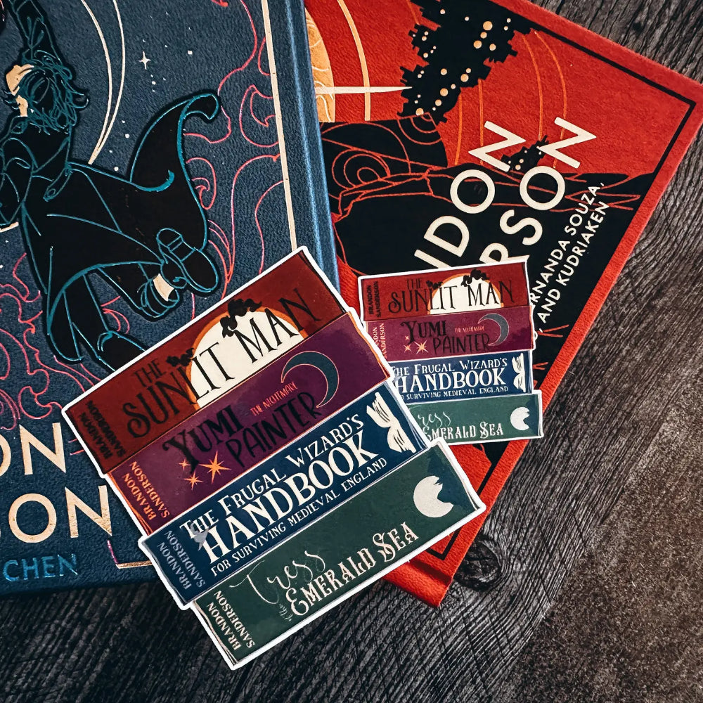 Year of Sanderson Book Stack Sticker