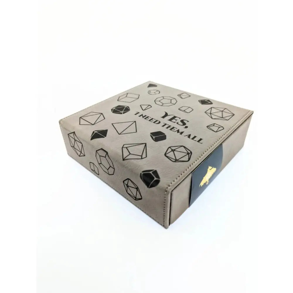 Yes I Need Them All - Vegan Leather Dice Box - Gifts